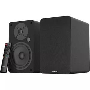 Active bookshelf speakers SENCOR SMCBS50, 50W RMS, Bluetooth 5.0, HDMI ARC, Optical, USB