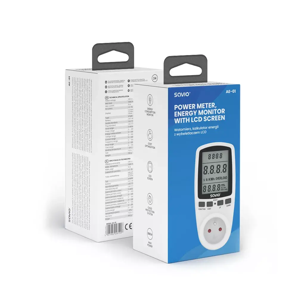wattmeter Savio AE-01 Photo 8