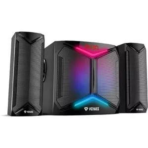 Multimedia 2.1 speaker system Yenkee YSP2105 50W RMS, 6.5" subwoofer, Bluetooth 5.0, AUX, USB, SD, remote