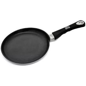 Induction crepes pan AMT Gastroguss I124EZ2 — non-stick 24 cm, cast aluminium, 9–10 mm thermal base