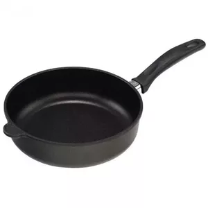 AMT Gastroguss panna I-726, Ø26 cm, 3,1 l, 9 mm alumīnija pamatne, keramisks nepiedegošs pārklājums, melna