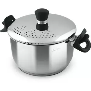 Stovetop cooking pot LAMART LT1206, stainless steel, 5.8 L, sandwich bottom, draining lid
