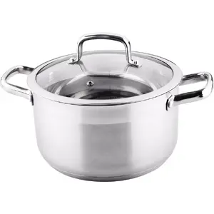 Saucepan LAMART LTSS2413 — stainless steel, round, 5.8 L, Ø24 cm, H13.5 cm