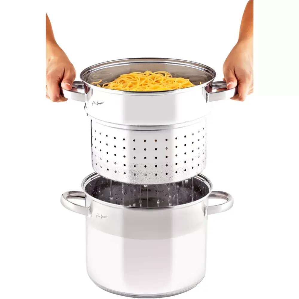 Кастрюля для пасты LAMART LTSS2417 24 см, 8 л Photo 2