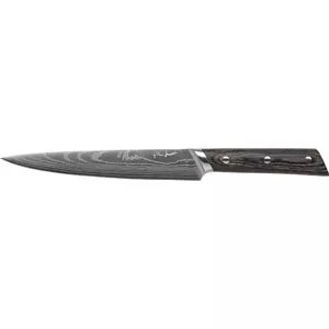 Slicer knife LAMART LT2104 — stainless steel blade, pakkawood handle, 20 x 33.5 cm