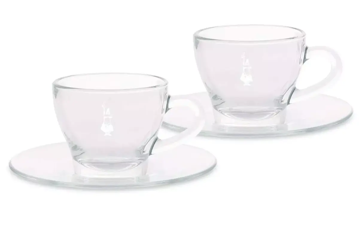 Stikla espresso krūzīšu komplekts Bialetti 2