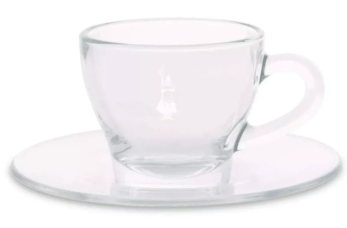 Glass cups & saucers set BIALETTI DCRAST0007 Photo 2