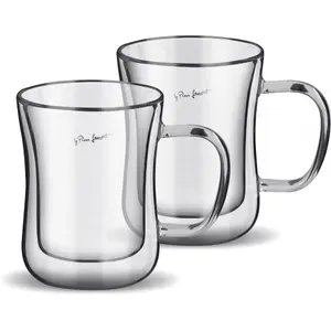 Latte class set Lamart LT9033 glass material 2 pieces