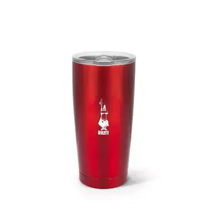 Ceļojumu krūze Bialetti DCXIN00005 — 550 ml, sarkana, dubultsienu nerūsējošā tērauda termo krūze