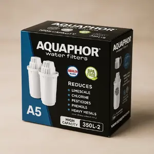 Фильтрующий картридж Aquaphor A5, набор 2 шт., ресурс 350 л, для кувшинов с посадкой B5/B6