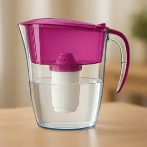 Ūdens filtra kanna Aquaphor Smile A5 (Cyclamen) 2,9 l — kanna ar A5 kaseti, kalpošanas laiks 350 l