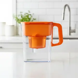 Фильтровальный кувшин Aquaphor Compact B187ORN с картриджем B25 (Maxfor+) — 2,4 л, оранжевый, многоразовый