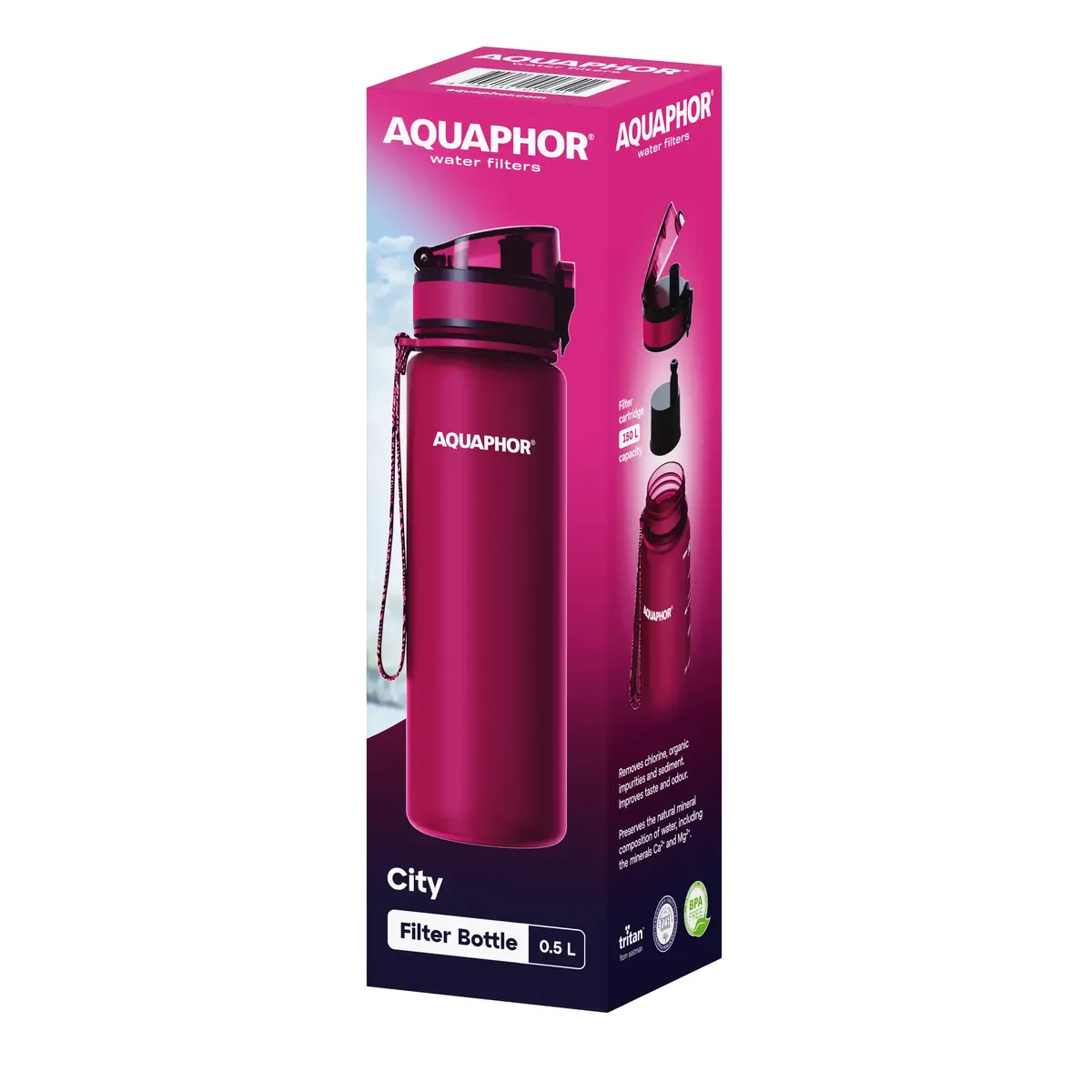 Aquaphor City filtrējoša pudele 500 ml Photo 5