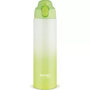 Sporta pudele LAMART LT4056 tritāns/plastmasa 600–700 ml, bez BPA, zaļa, ar aizveramu uzgali