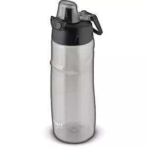 Sporta pudelīte LAMART LT4062, Tritan plastmasa, 700 ml, melna, 24 cm, uzgriežama mērķakne ar silikona blīvi