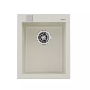 Kitchen sink TEKA Forsquare 34.40TG bright cream, Tegranite+ 1 bowl, model 115230013