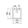 Kitchen sink TEKA Forsquare 34.40TG model 115230013 Photo 3