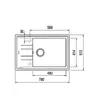 Undermount sink TEKA Stone 60S TG onyx Photo 3
