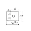 Kitchen sink TEKA 45 S-TG 1B 1D AUTO WST CARBON Photo 3