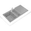 Sink TEKA Stone 60B TG — double bowl metallic gray Photo 2