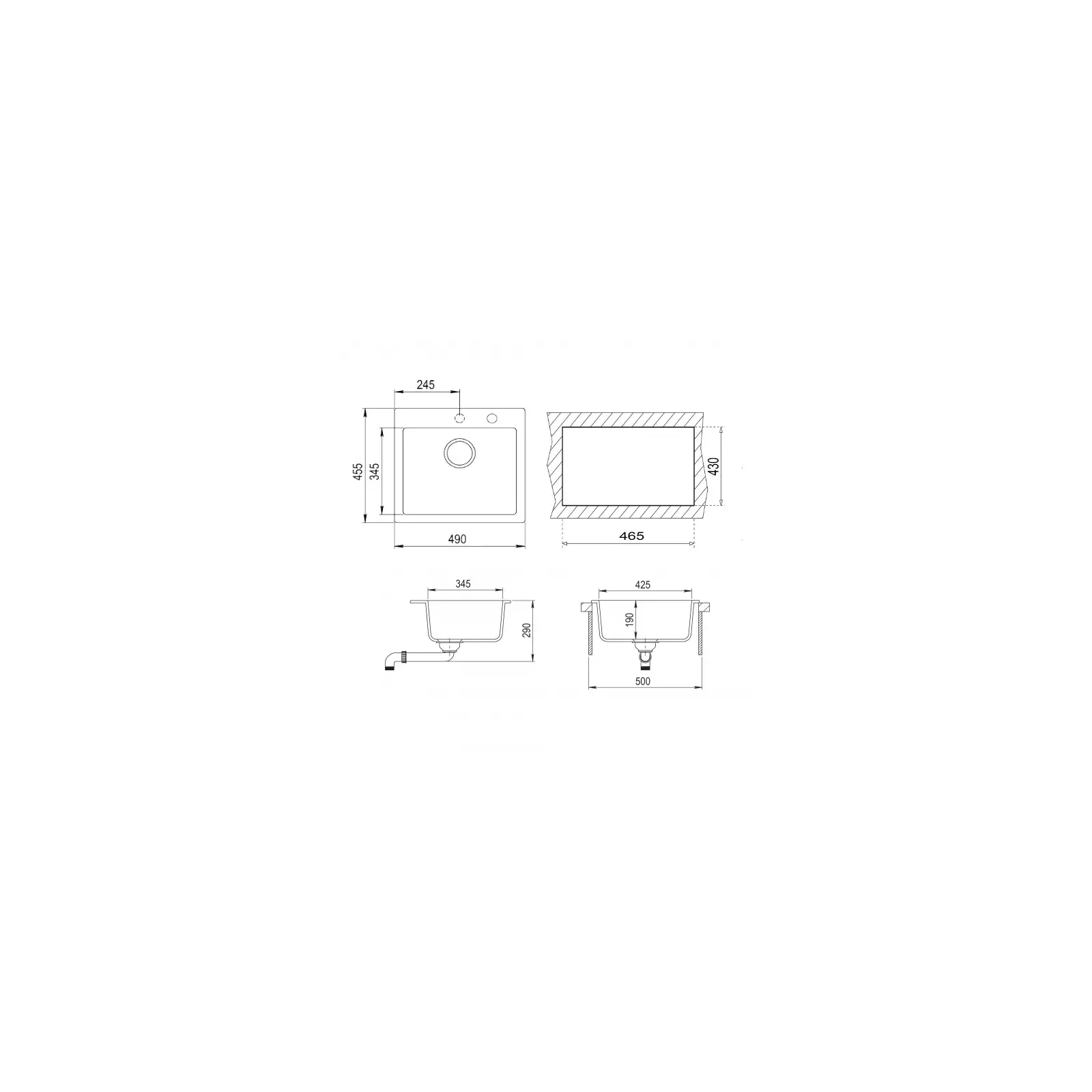 Sink Teka Clivo 50 S-TQ 40148010 | AiO.lv