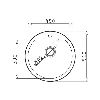 PYRAMIS stainless steel single bowl sink 70036611 Photo 2