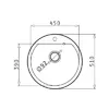 PYRAMIS stainless steel single bowl sink 70036611 Photo 2