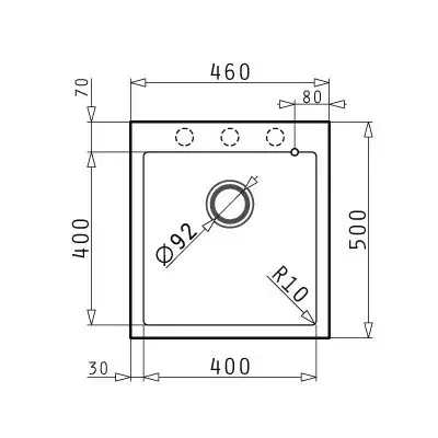 Kitchen sink PYRAMIS 70043811 carbon graphite Photo 2