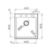 Kitchen sink PYRAMIS 70043811 carbon graphite Photo 2