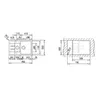 Sink TEKA Astral 60B-TG aluminium 88955 Photo 3