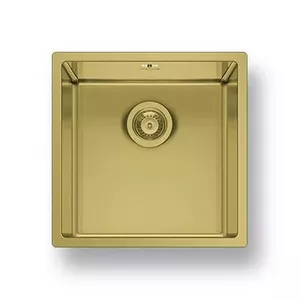 Встраиваемая кухонная мойка PYRAMIS Astris Colora 40x40 см золотая нержавеющая сталь 101055101