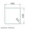 PYRAMIS Astris Colora встраиваемая мойка 40×40 см Photo 4