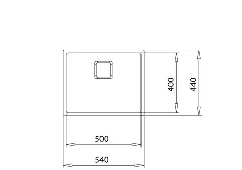 Teka FLEX LINEA RS15 50.40 Square sink Photo 3