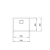 Teka FLEX LINEA RS15 50.40 Square sink Photo 3