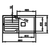 TEKA Diamond RS15 1C 1E 86 top-mounted sink Photo 3
