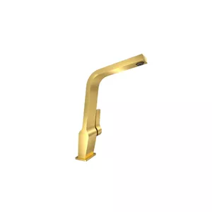 Кухонный смеситель TEKA ICC 915 Brass 116030006 — высокий поворотный излив, PVD-покрытие, керамический картридж, гибкие подводки 3/8"–1/2"