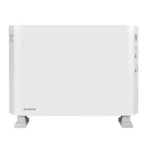 Electric convector ORAVA EK-2007, 1250–2000 W, white, fan, thermostat, 57.5×22.8×43.5 cm