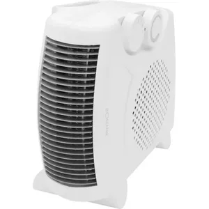 Fan electric space heater BOMANN HL 1095 CB, 2000 W, 2 heat settings, adjustable thermostat, white