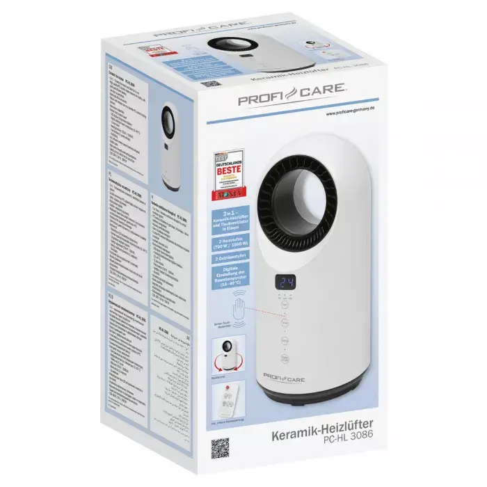 Profi-Care PC-HL 3086 керамический тепловентилятор Photo 3