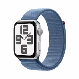 Izmanusis laikrodis Apple Watch SE GPS 44mm Silver Alumin. Korpuss/Ziemas zila sporta cilpa (2023)