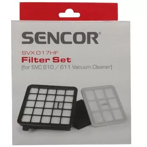 HEPA-фильтр SENCOR SVX017HF для пылесосов SVC610 SVC611 — входной и выходной моющийся микрофильтр