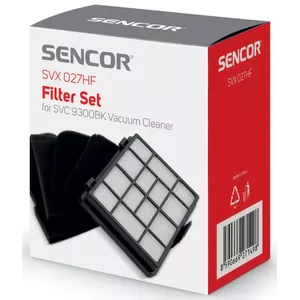 Набор фильтров SENCOR SVX027HF для SVC9300 — входной микрофильтр и моющийся выходной фильтр HEPA H13