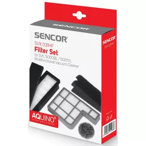 Rezerves filtru komplekts SENCOR putekļsūcējam SVC500x (modelis SVX031HF) saderīgs ar SENCOR SVC500x