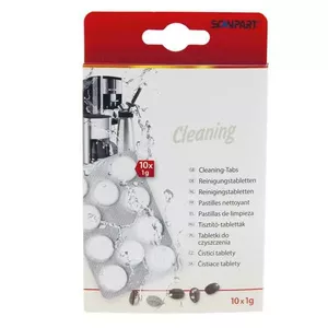 Cleaning tablets SCANPART 2790000830 for coffee machines and bottle warmers, 10 pcs, white