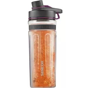 Sporta pudele SENCOR SBB007VT, 0,6 l, Tritan, bez BPA, triecienizturīga, hermētiska vāciņa