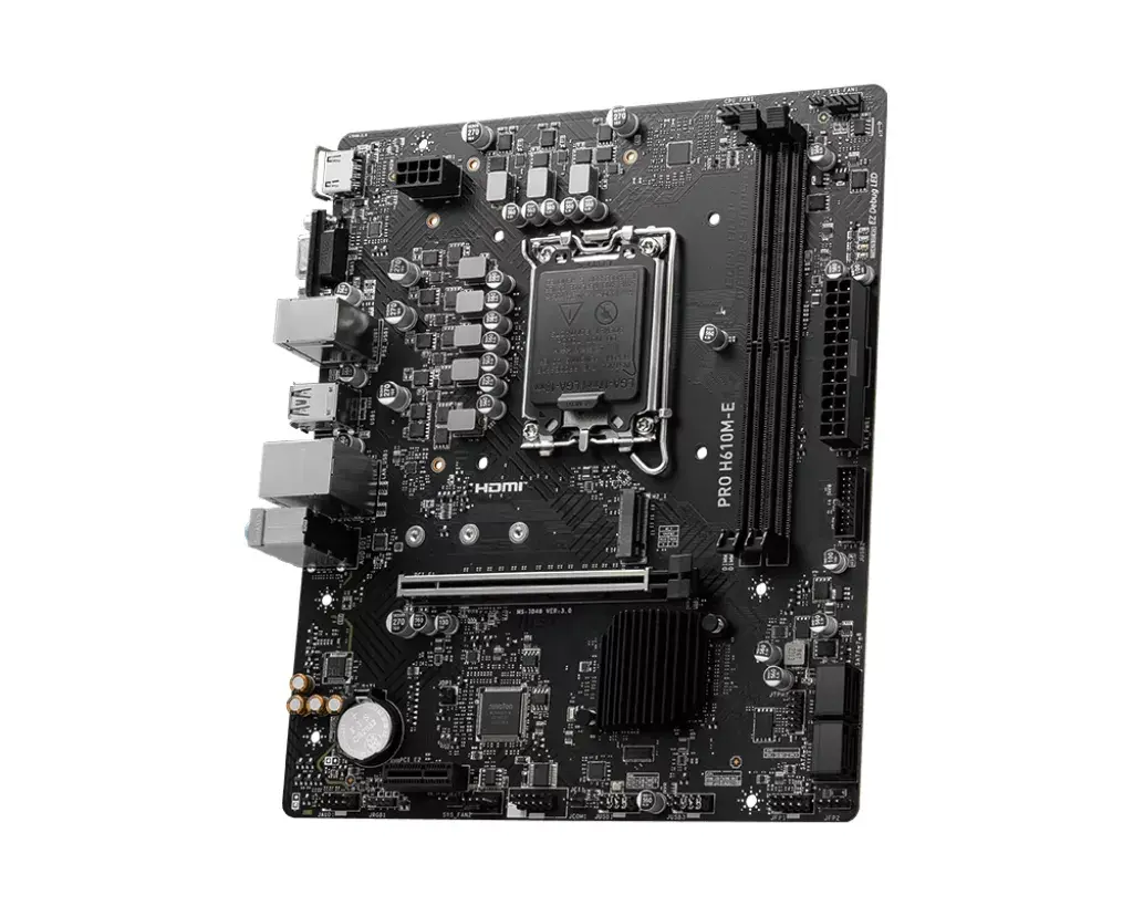 Материнская плата MSI PRO H610M-E micro ATX Photo 3