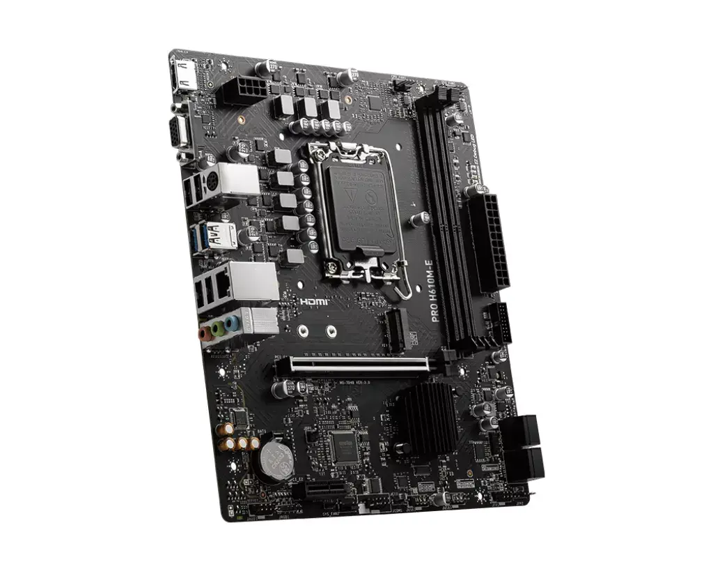 Материнская плата MSI PRO H610M-E micro ATX Photo 4