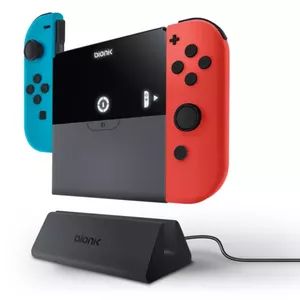 Uzlādes komplekts BIONIK Power Plate priekš Nintendo Switch, 5500 mAh akumulators, USB-C, melns