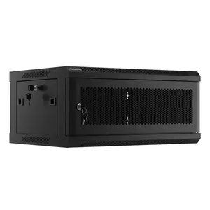 Wall-mounted rack LANBERG WF01-6404-23B 4U, 19", 600×450×290 mm, 60 kg, IP20, black