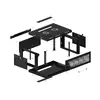 LANBERG WF01-6404-23B 4U wall-mounted rack Photo 10